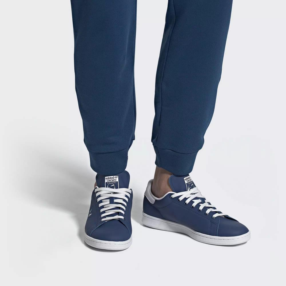 Adidas Stan Smith Tenis Azules Para Hombre (MX-17519)